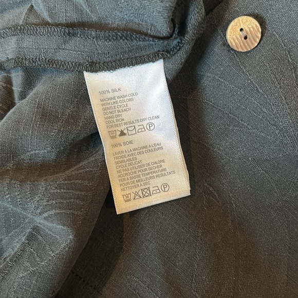 Tommy Bahama Men’s 2XLB Black 100% Silk SS Al Fresco Tropics Button Up NWT - Picture 6 of 7